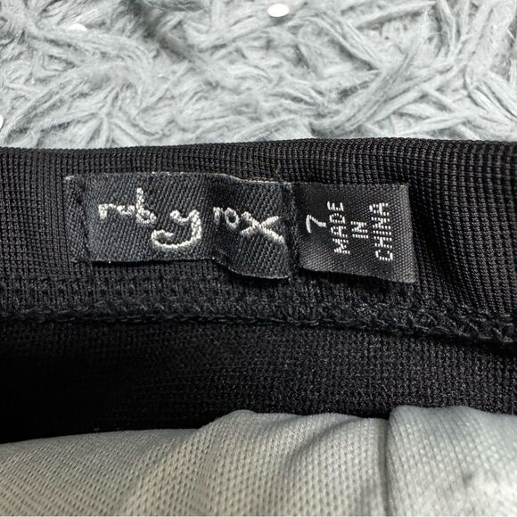 Ruby Rox Black Mini Formal Dress Size 7 - Picture 6 of 8